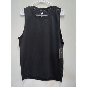 Alive Qwick-Dry Mens Black Activewear Tank Top (Size S) Nwt